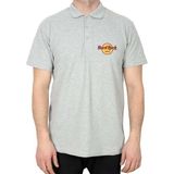 Hard Rock Cafe Polo Yaka Gri Tişört - S