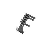 Hard Steel Kingtex 3119021 Soldan Bıçaklı 5.6 mm Arka Dişli