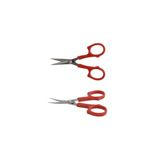 Hard Steel Plastik Saplı Kıvrık Eğri Ve Düz Uçlu 2 Li Nakış Makas Set
