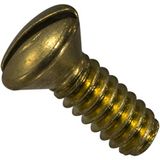 Hard-to-Find Fastener 014973130060 Oluklu Oval Makina Vidaları, 6-32 x 3/8, Adet-48