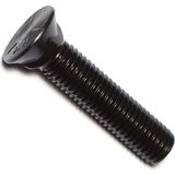 Hard-To-Find Fastener 014973294663 5. Sınıf Düz Pulluk Cıvataları, 5/8-11 x 3, Parça-3 - Çok Renkli