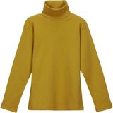 Hardal Basic Kışlık Tam Balıkçı Yaka Uzun Kollu Kız Çocuk Tişört - 9 Yaş