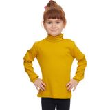 Hardal Basic Kız Çocuk Çıtçıtlı Tam Balıkçı Yaka Şardonlu Kışlık Uzun Kollu Tişört - 1 Yaş