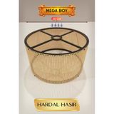 Hardal Hasır Lambader Başlığı 35 Cm Mega Boy