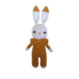 Hardal Miniş Tavşan Uyku Arkadaşı Amigurumi Organik Oyuncak