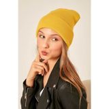 Hardal Sarısı Bere Unisex