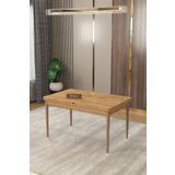 Hardalım Consept Yemek Masası Mutfak Masası 6-8 kişilik Ahşap Ayaklı 80x130 Açıldığında 80x170