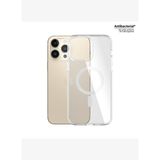 HardCase iPhone 14 Pro Max MagSafe Uyumlu Şeffaf Beyaz Telefon Kılıfı