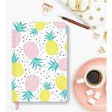 Hardcover Çizgili Pineapple 13X21 cm Defter - Karışık-Çok Renkli - Ciltli - 13*20