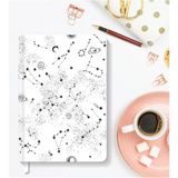 Hardcover Çizgili White 13X21 cm Defter - Karışık-Çok Renkli - Ciltli - 13*20