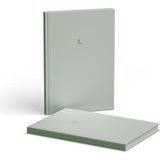 Hardcover Çizgisiz Yeşil 2 Adet 13X21 cm Defter (Küçük Ay) - Karışık-Çok Renkli - Ciltli - 13*20