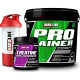 Hardline Nutrition Hardline Progainer 5000 gr + Kreatin 300 gr Muz Aromalı Toz Kombinasyonu