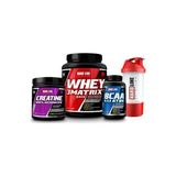 Hardline Nutrition Hardline Whey 3matrix 908 gr + Kreatin 300 gr + Bcaa 4:1:1 Atb6 120 Tablet Kombinasyonu - Çikolata