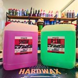 Hardwax Detailers 2 x 5 kg Set - Hardwax Hwd Series Snow Foam Ph Nötr Oto Şampuanı Konsantre 5kg + Hardwax Hwd Series Rim Cleaner Jant Temizleyici 5 kg