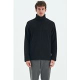 Hardy Siyah Standart Kalıp Polar Erkek Sweatshirt - 88299