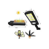 Hareket Sensörlü 120 Led Solar Bahçe Lambası 3 Modlu Dış Mekan Aydınlatma-Sd04