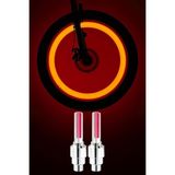 Hareket Sensörlü Bisiklet Teker Işığı LED Araba Motor Tekerlek Lambası Sibop Kapağı Kırmı