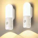 Hareket Sensörlü Led Gece Lambası Kablosuz Usb Şarjlı Merdiven Koridor Yatak Odası Bebek Odası Aplik Çok Renkli