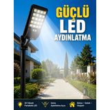 Hareket Sensörlü Solar Led Aydınlatma 3 Modlu Uzaktan Kumandalı Bahçe Lambası