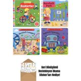 Hareketli Bisikletler + Park + Lunapark + Oyuncaklar + Okuma Sticker'ları