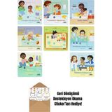 Hareketli Büyüyorum Serisi Tüm Kitaplar 8li Set + Okuma Sticker'ları