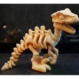 Hareketli Dinozor İskeleti Figürü - Esnek Eklemli 3D Yazıcı Tasarımı Masa Üstü Dekoratif Obje Ve Oyuncak