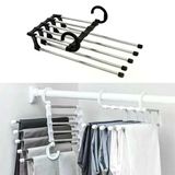 Hareketli Dolap İçi Pantolon Kravat Şal Askı Sistemi Düzenleyici Katmanlı Askılık Organizer Bx40