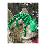 Hareketli Ejderha Oyuncak Figürü - Yeşil Renk (20Cm) TYCCU5PX8N170836865129165