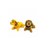 Hareketli Kafa Sallayan Araç Içi Nostaljik Büyük Boy Köpek Retro Aksesuar Nubuk Yüzeyli Sevimli Süs