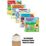 Hareketli Kitaplar Seti (5 Kitap) + Okuma Sticker'ları