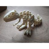Hareketli Minik Dinazor Oyuncak 13CM - Şeffaf