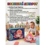 Hareketli Müzikli Işıklı Engelden Kaçan Sensörlü Eğitici Emekleme Arkadaşı Oyuncak Ahtapot TURUNCU