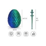 Hareketli Organik 3D Ejderha Yumurta Seti, Dekoratif Oyuncak