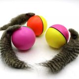 Hareketli Sesli Peluş Toplu Fare Pilli Kedi Oyuncağı 8 CM