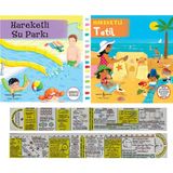 Hareketli Su Parkı - Hareketli Tatil 2 Kitap - Matematik Öğreten Ayraç