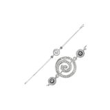Harem Altın BR0460176 Yuvarlak Nazarlı Gümüş Kadın Bileklik