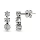 Harem Altın CORK8 1.18 ct Coronet Pırlanta Küpe