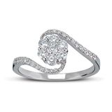 Harem Altın CORY9 0.45 Ct Coronet Pırlanta Yüzük