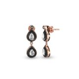 Harem Altın EK17 1.37 ct Elmas Zümrüt Pırlanta Küpe