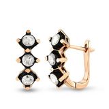 Harem Altın EK31 0.50 ct Elmas Zümrüt Pırlanta Küpe