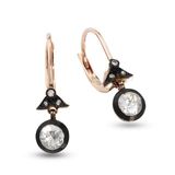 Harem Altın EK5 0.25 ct Elmas Zümrüt Pırlanta Küpe