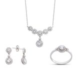 Harem Altın GMS156 Kadın Gümüş Set