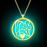 Harem Altın Gümüş Fosforlu Gold Anne Çocuk Sevgisi Kadın Kolye