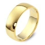 Harem Altın KLA19 7 mm Oval Klasik Alyans