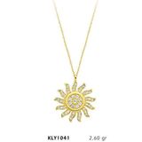 Harem Altın KLY1041 14 Ayar Altın Güneş Kolye