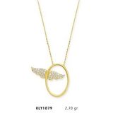 Harem Altın KLY1079 14 Ayar Altın Melek Kanadı Kolye Kolye
