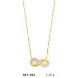 Harem Altın KLY1082 14 Ayar Altın Sonsuzluk Kolye