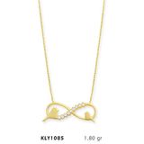 Harem Altın KLY1085 14 Ayar Altın Çift Kuş Sonsuzluk Kolye