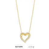 Harem Altın KLY1094 14 Ayar Altın Kalp Kolye