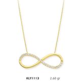Harem Altın KLY1113 14 Ayar Altın Sonsuzluk Kolye